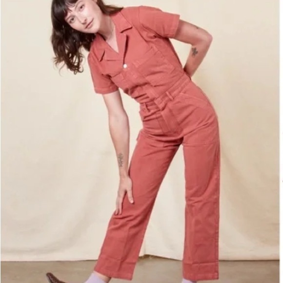 SOLD. Big Bud Press Short Sleeved Jumpsuit, sz S - Picture 1 of 4